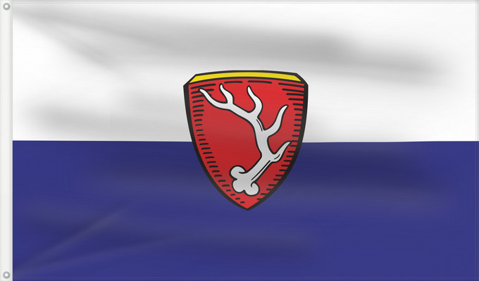 Drapeau, avec deux œillets métalliques et guindant renforcé : Sachsenkam (Tölzer Land)