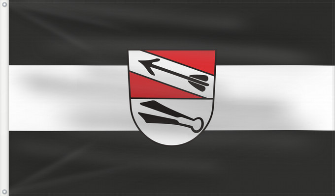 Drapeau, avec deux œillets métalliques et guindant renforcé : Pfaffenhofen a.d.Glonn (Münchener Umland)