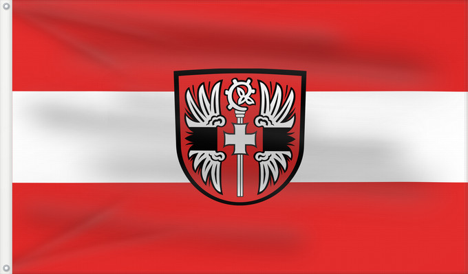 Bandera, con dos ojales metálicos y lado del asta reforzado: Sulzemoos (Münchener Umland)