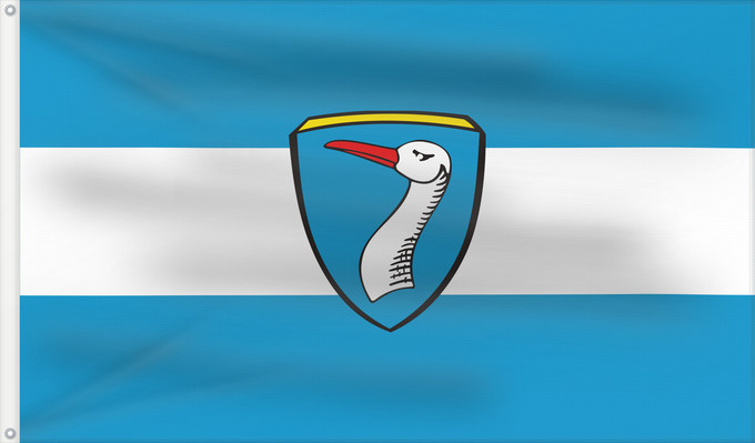 Bandera, con dos ojales metálicos y lado del asta reforzado: Vierkirchen (Münchener Umland)