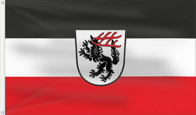 Bandera, con dos ojales metálicos y lado del asta reforzado: Egmating (Ebersberger Grünes Land)