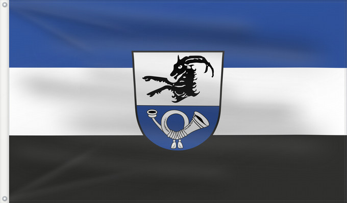 Bandera, con dos ojales metálicos y lado del asta reforzado: Steinhöring (Ebersberger Grünes Land)