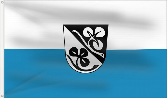Bandera, con dos ojales metálicos y lado del asta reforzado: Altmannstein, M (Naturpark Altmühltal)
