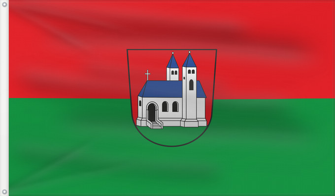 Bandera, con dos ojales metálicos y lado del asta reforzado: Gaimersheim, M (Naturpark Altmühltal)