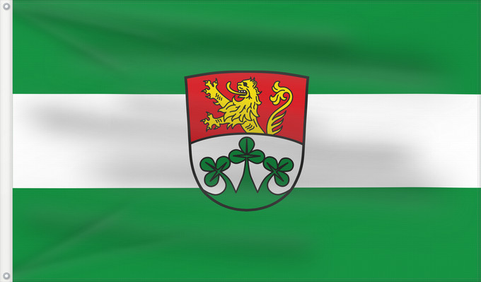 Bandera, con dos ojales metálicos y lado del asta reforzado: Hitzhofen (Naturpark Altmühltal)