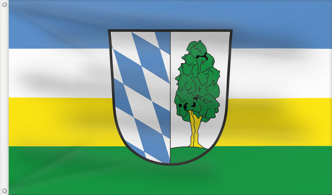 Bandera, con dos ojales metálicos y lado del asta reforzado: Kösching, M (Naturpark Altmühltal)