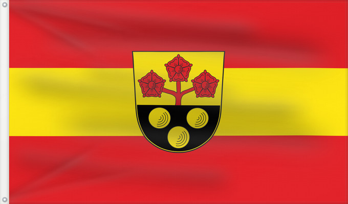 Bandera, con dos ojales metálicos y lado del asta reforzado: Lenting (Naturpark Altmühltal)