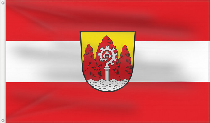 Bandera, con dos ojales metálicos y lado del asta reforzado: Nassenfels, M (Naturpark Altmühltal)