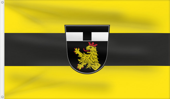 Bandera, con dos ojales metálicos y lado del asta reforzado: Oberdolling (Naturpark Altmühltal)