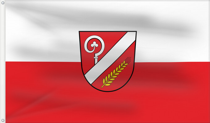 Bandera, con dos ojales metálicos y lado del asta reforzado: Wettstetten (Naturpark Altmühltal)