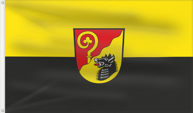 Bandera, con dos ojales metálicos y lado del asta reforzado: Eitting (Münchener Umland)