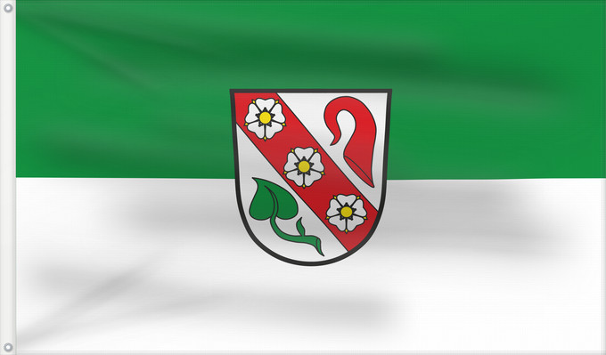 Bandera, con dos ojales metálicos y lado del asta reforzado: Finsing (Münchener Umland)