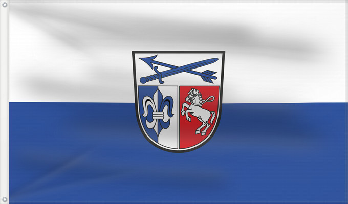 Bandera, con dos ojales metálicos y lado del asta reforzado: Fraunberg (Münchener Umland)