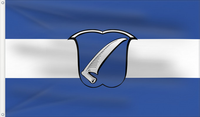 Bandera, con dos ojales metálicos y lado del asta reforzado: Oberding (Münchener Umland)