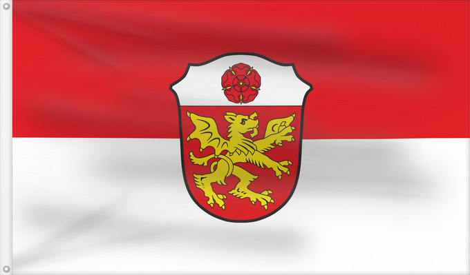 Bandera, con dos ojales metálicos y lado del asta reforzado: Ottenhofen (Münchener Umland)