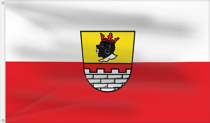 Bandera, con dos ojales metálicos y lado del asta reforzado: Pastetten (Münchener Umland)
