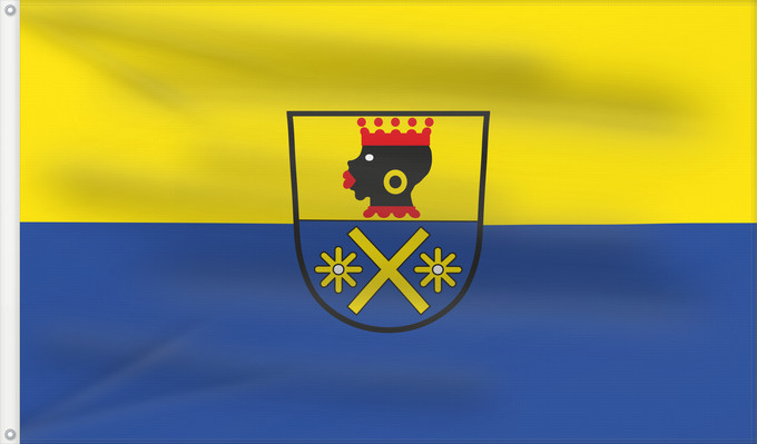 Bandera, con dos ojales metálicos y lado del asta reforzado: Eching (Münchener Umland)