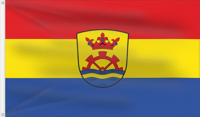 Bandera, con dos ojales metálicos y lado del asta reforzado: Marzling (Münchener Umland)