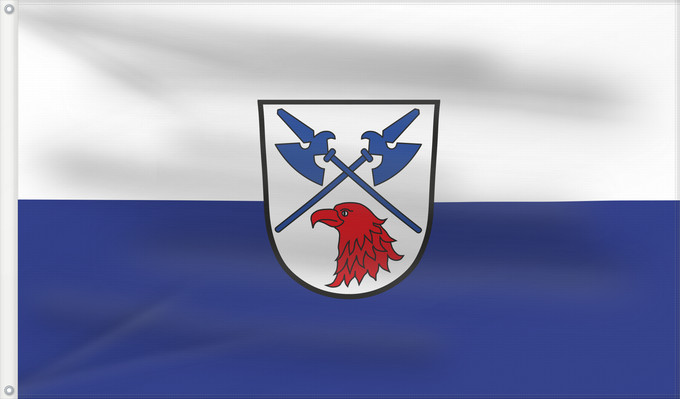 Bandera, con dos ojales metálicos y lado del asta reforzado: Alling (Münchener Umland)