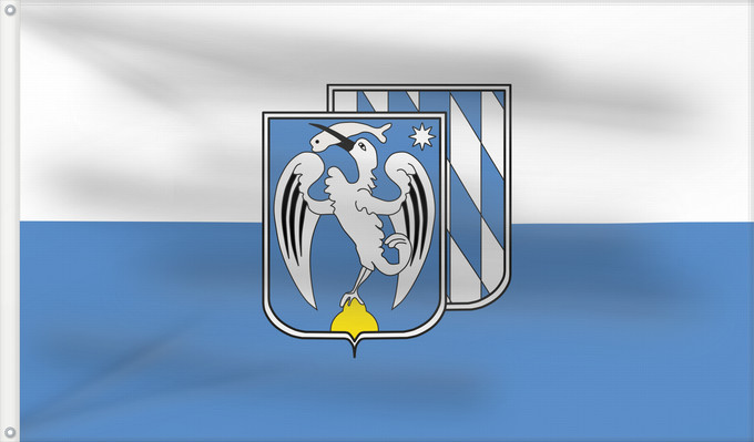 Bandera, con dos ojales metálicos y lado del asta reforzado: Kottgeisering (Münchener Umland)