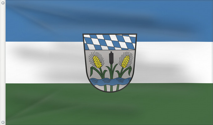 Bandera, con dos ojales metálicos y lado del asta reforzado: Olching, St (Münchener Umland)