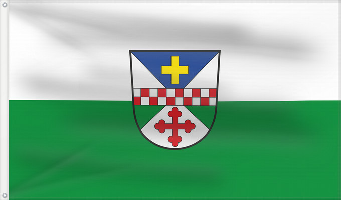 Flagge, mit zwei Metallösen und verstärktem Besatzband: Schöngeising (Münchener Umland)