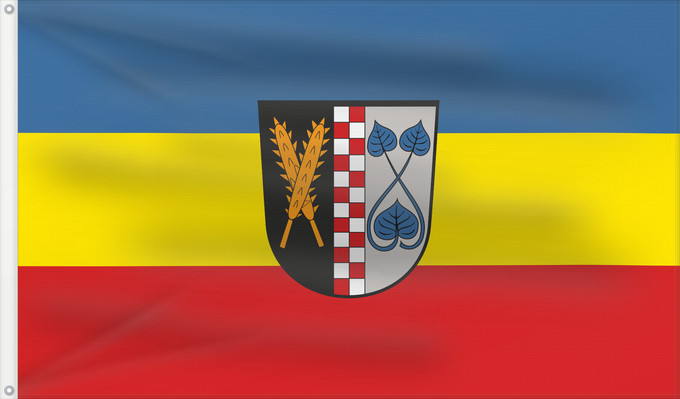 Bandera, con dos ojales metálicos y lado del asta reforzado: Türkenfeld (Münchener Umland)