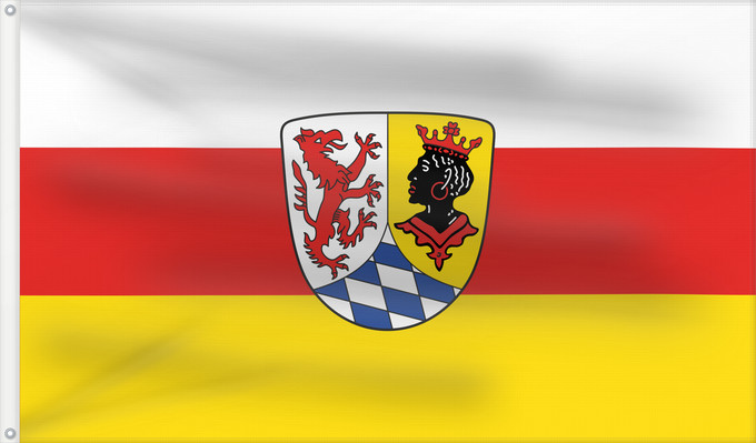 Bandera, con dos ojales metálicos y lado del asta reforzado: Garmisch-Partenkirchen (Kreis)