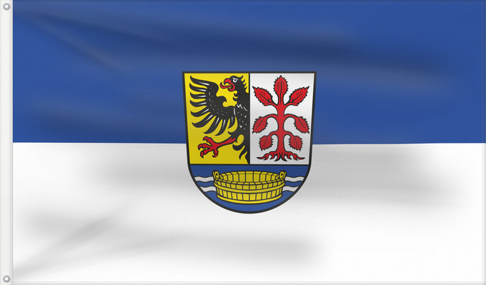 Bandera, con dos ojales metálicos y lado del asta reforzado: Bad Kohlgrub (Zugspitz-Region)