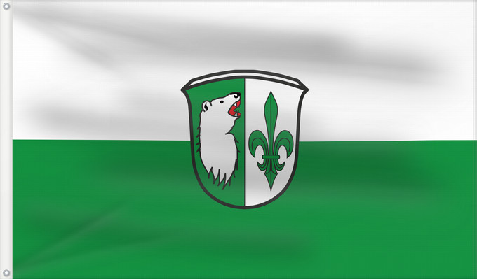 Bandera, con dos ojales metálicos y lado del asta reforzado: Grainau (Zugspitz-Region)