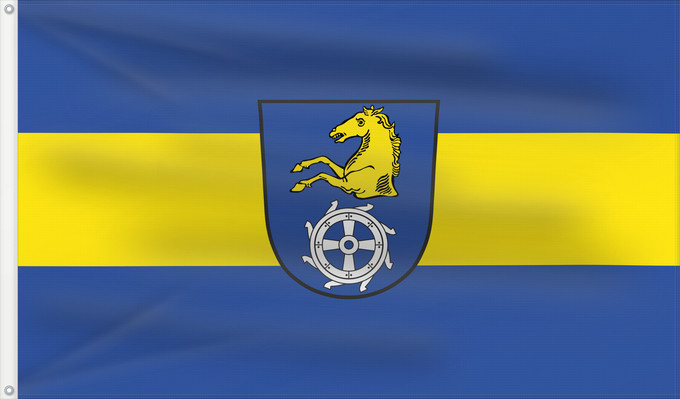 Bandera, con dos ojales metálicos y lado del asta reforzado: Ohlstadt (Zugspitz-Region)