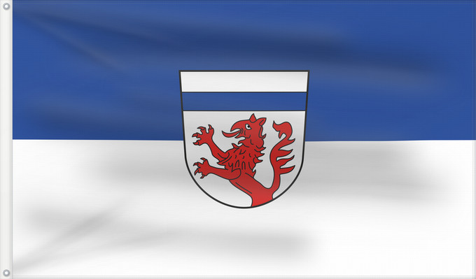 Bandera, con dos ojales metálicos y lado del asta reforzado: Saulgrub (Zugspitz-Region)