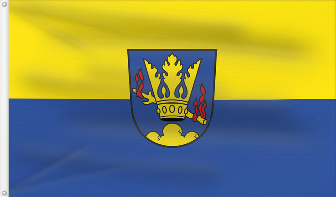 Bandera, con dos ojales metálicos y lado del asta reforzado: Spatzenhausen (Zugspitz-Region)