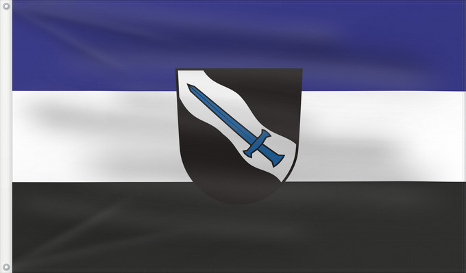 Bandera, con dos ojales metálicos y lado del asta reforzado: Finning (Ammersee-Lech)