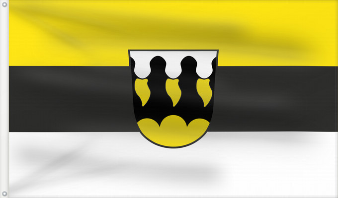 Bandera, con dos ojales metálicos y lado del asta reforzado: Igling (Ammersee-Lech)