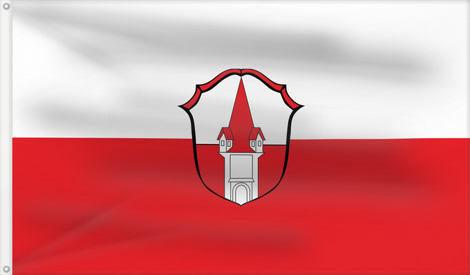 Bandera, con dos ojales metálicos y lado del asta reforzado: Prittriching (Ammersee-Lech)