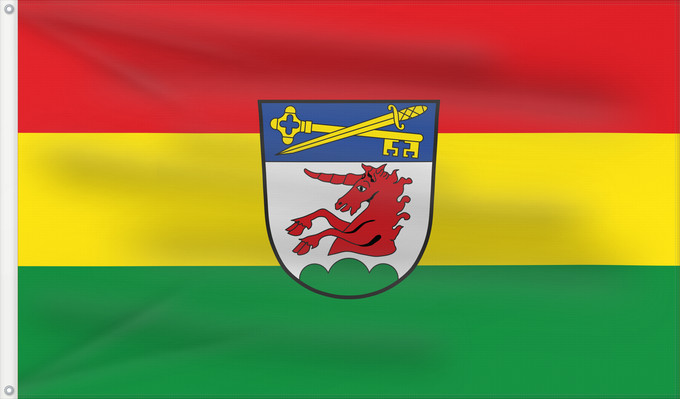 Bandera, con dos ojales metálicos y lado del asta reforzado: Reichling (Ammersee-Lech)