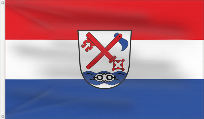 Bandera, con dos ojales metálicos y lado del asta reforzado: Rott (Ammersee-Lech)