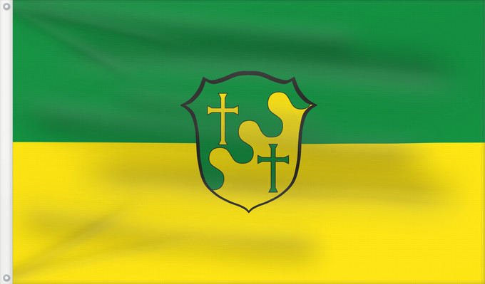 Bandera, con dos ojales metálicos y lado del asta reforzado: Scheuring (Ammersee-Lech)