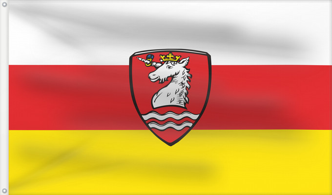 Flagge, mit zwei Metallösen und verstärktem Besatzband: Schondorf am Ammersee (Ammersee-Lech)