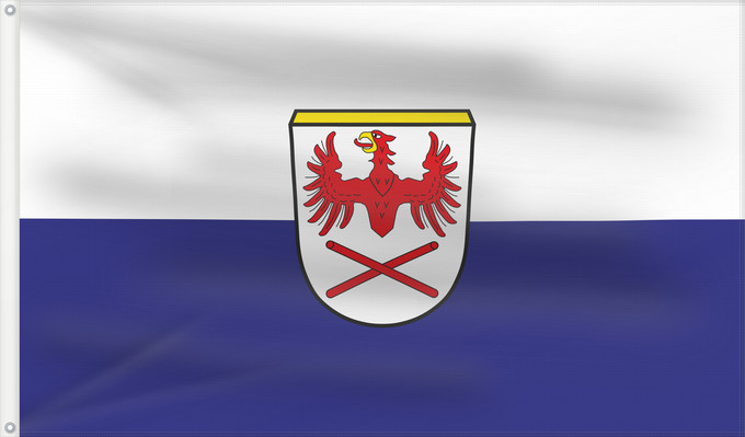Bandera, con dos ojales metálicos y lado del asta reforzado: Hausham (Alpenregion Tegernsee-Schliersee)