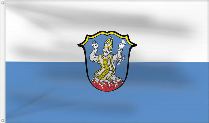 Bandera, con dos ojales metálicos y lado del asta reforzado: Irschenberg (Alpenregion Tegernsee-Schliersee)