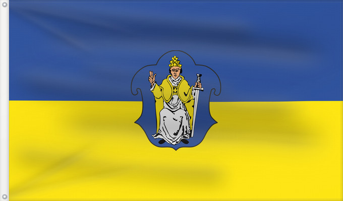 Bandera, con dos ojales metálicos y lado del asta reforzado: Schliersee, M (Alpenregion Tegernsee-Schliersee)
