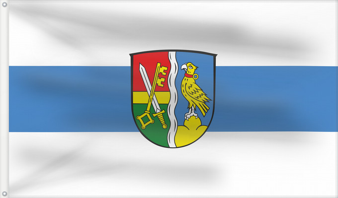 Bandera, con dos ojales metálicos y lado del asta reforzado: Weyarn (Alpenregion Tegernsee-Schliersee)