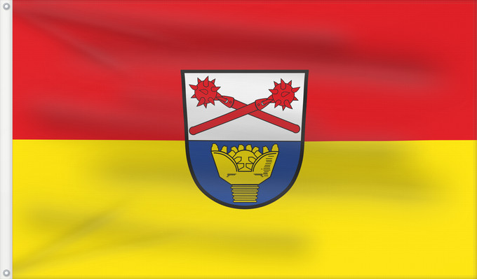 Bandera, con dos ojales metálicos y lado del asta reforzado: Ampfing (Inn-Salzach)