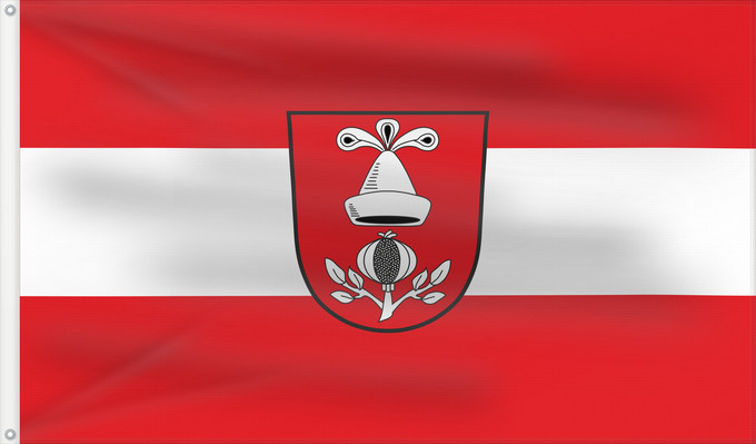 Bandera, con dos ojales metálicos y lado del asta reforzado: Egglkofen (Inn-Salzach)