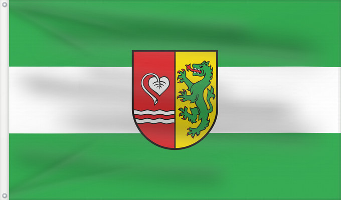 Bandera, con dos ojales metálicos y lado del asta reforzado: Heldenstein (Inn-Salzach)