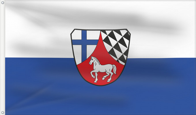 Drapeau, avec deux œillets métalliques et guindant renforcé : Kirchdorf (Inn-Salzach)