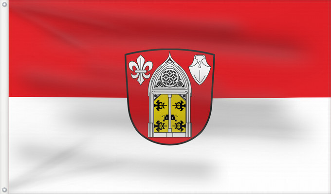 Bandera, con dos ojales metálicos y lado del asta reforzado: Lohkirchen (Inn-Salzach)