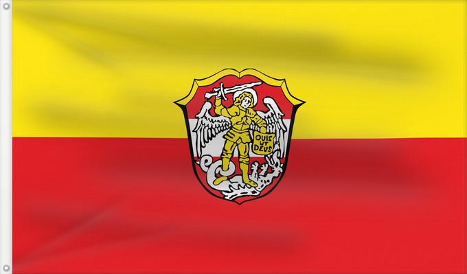 Bandera, con dos ojales metálicos y lado del asta reforzado: Mettenheim (Inn-Salzach)
